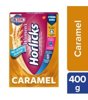 WOMEN HORLICKS -CARAMEL 400 Gm REFILL