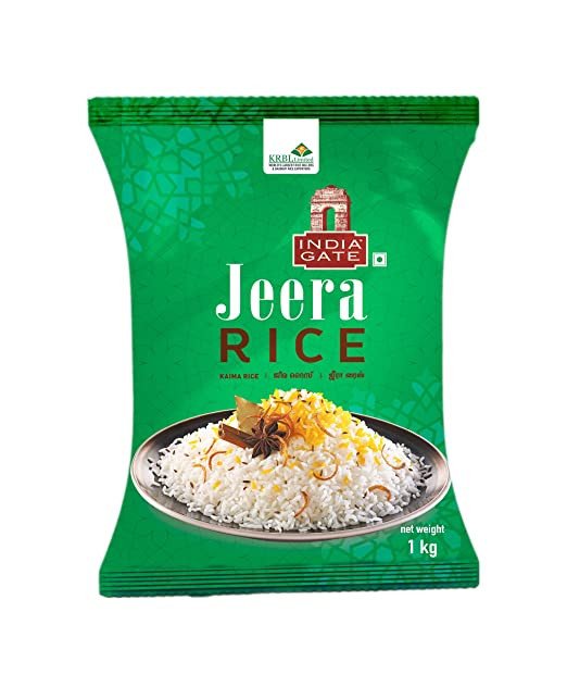 India Gate  Jeera Rice (சீரக சம்பா அரிசி)- 1Kg