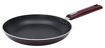 Laxmi Metals Non-Stick Aluminium Fry pan 280 mm/ 3 mm, Induction Base_280 mm/ 3 mm