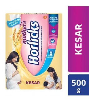 MOTHER'S HORLICKS -KESAR FLAVOUR 500 Gm REFILL