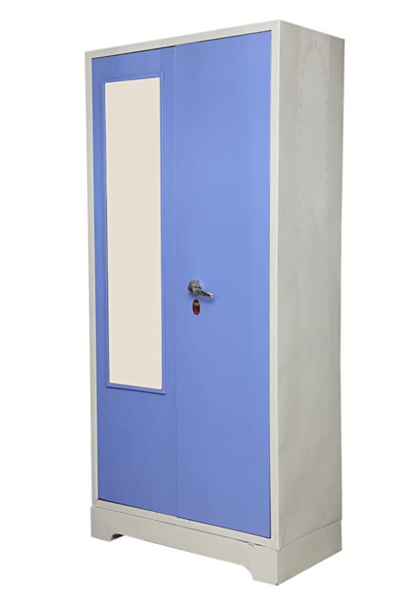 Secret Locker, Box Locker and Hanger Metal; Steel Wardrobe With Mirror-Steel Bero