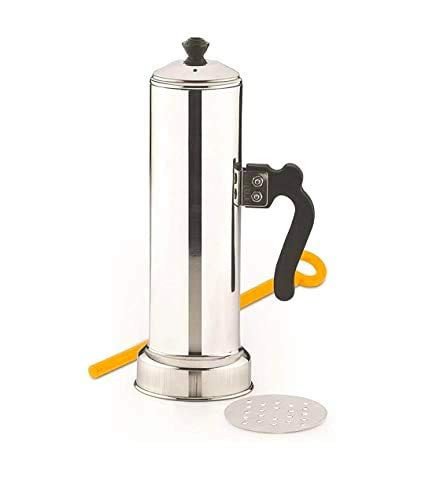 Stainless Steel Puttu Maker with Lid - 1 Unit (16cm)