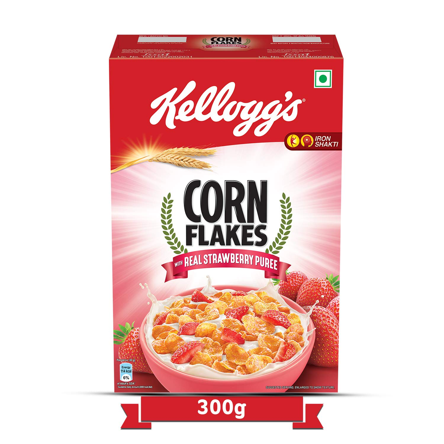 Kellogg's Strawberry Corn Flakes