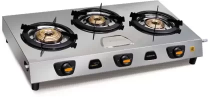 V GUARD SPLENDID 3 BURNER GAS STOVE